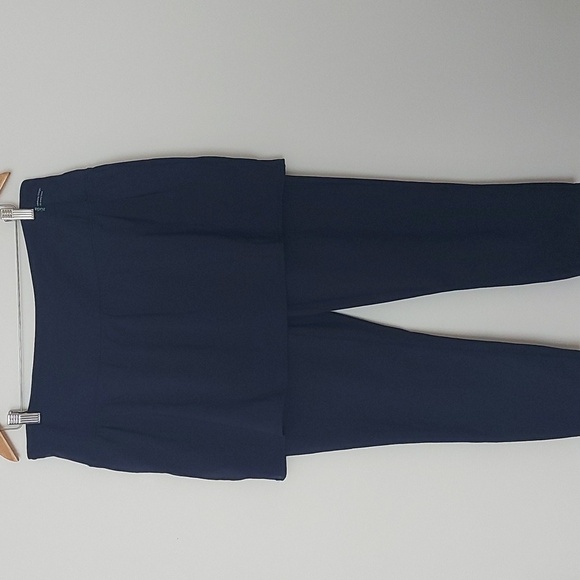 Zuda Z Move Cropped Skirted Legging Back Zip Pocket Navy Size XL - Picture 2 of 8